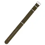 Řemínek Certina DS+ C852022809 20 mm, Verze: zelená, Šířka řemínku: 20 mm, Šířka u spony: 20 mm 