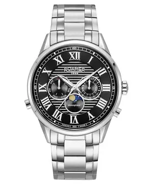 Roamer Superior Moonphase II 513821 41 85 50, Verze: stříbrná2 