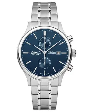 Atlantic Seabase Chrono 64457.41.51, Verze: stříbrná 