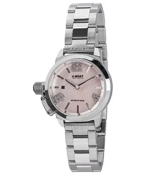U-BOAT Classico Lady 30MM Pink 8898, Verze: růžová 