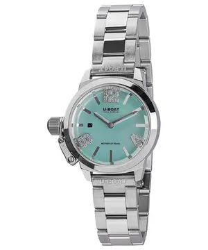 U-BOAT Classico Lady 30MM Acquamarine 8900, Verze: modrá 