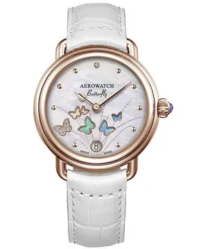 Aerowatch 1942 Butterfly Limited Edition A 44960 RO05, Verze: růžové zlato 