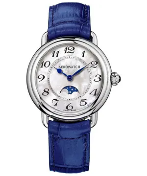 Aerowatch 1942 Elegance Moon Phase A 43960 AA02, Verze: modrá3 