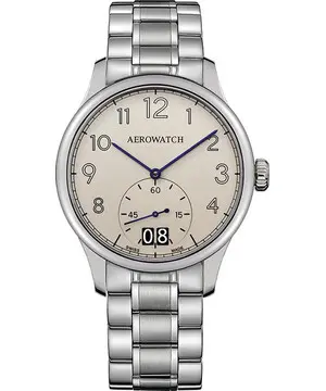 Aerowatch Renaissance Big Date A 39982 AA10 M, Verze: stříbrná2 