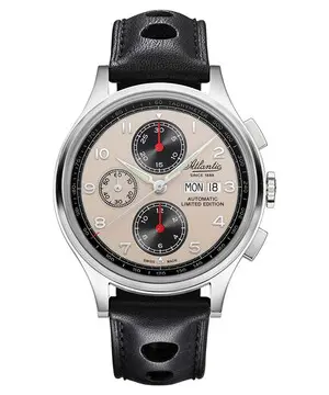 Atlantic Worldmaster Valjoux Limited Edition 55852.41.93, Verze: béžová, krémová 