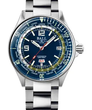 Ball Engineer Master II Diver Worldtime DG2232A-SC-BE, Verze: modrá 