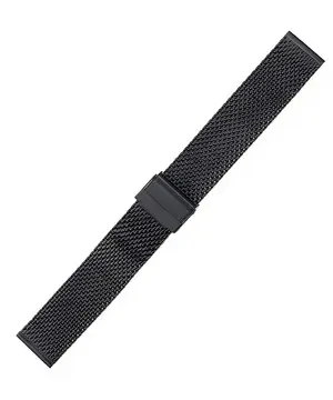 Náramek Bonflair Milanais černý, Šířka řemínku: 20 mm 