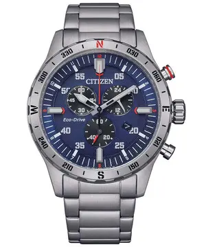 Citizen Sporting Chronograph AT2520-89L, Verze: modrá 