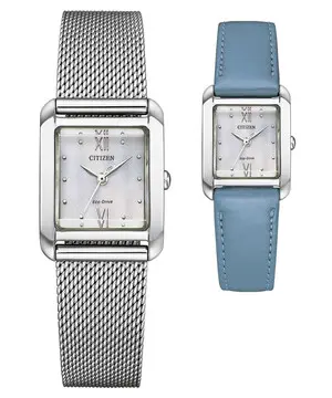 Citizen Lady Square Set EW5590-62A, Verze: stříbrná 