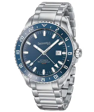 Eberhard Scafograf GMT 41038.02 CAD, Verze: modrá 