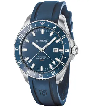 Eberhard Scafograf GMT 41038.02 CU, Verze: modrá2 