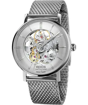Epos 3437.135.20.18.30 Originale Retro Skeleton, Verze: stříbrná 