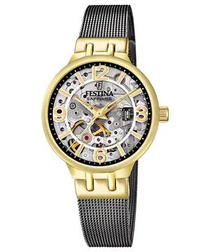 Festina Automatic Skeleton Ladies F20580/2, Verze: černá 
