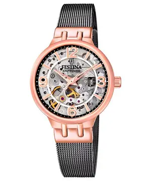 Festina Automatic Skeleton Ladies F20581/3, Verze: černá2 