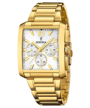 Festina Timeless Chronograph F20638/1, Verze: žluté zlato 