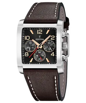 Festina Timeless Chronograph F20653/4, Verze: hnědá 