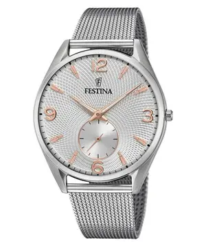 Festina Retro F6869/1, Verze: ocelová 