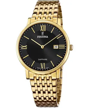 Festina Swiss Made F20020/3, Verze: žluté zlato3 