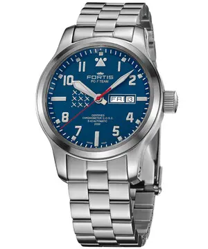 Fortis Aeromaster PC-7 TEAM Edition Day-Date F4020010, Verze: modrá 