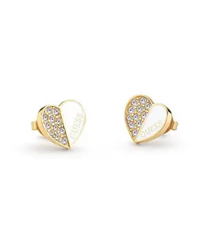 Náušnice Guess Lovely Guess JUBE03048JWYGWHT/U, Verze: bílá 