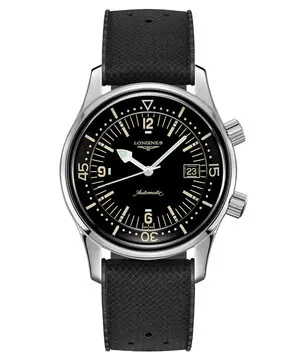 Longines Legend Diver Watch L3.774.4.50.9, Verze: černá3 