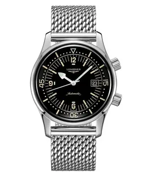 Longines Legend Diver Watch L3.774.4.50.6, Verze: černá2 