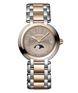 Longines PrimaLuna Moon Phase L8.115.5.61.7, Verze: růžové zlato 