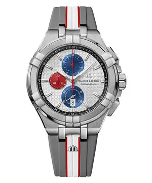 Maurice Lacroix AI1018-TT031-130-2 Aikon Chronograph Quartz Mahindra Racing Special Edition, Verze: ocelová 