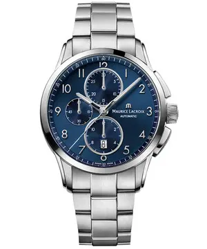 Maurice Lacroix Pontos Chronograph PT6388-SS002-420-1, Verze: modrá 