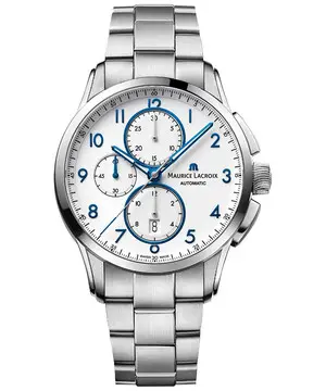 Maurice Lacroix Pontos Chronograph PT6388-SS002-120-1, Verze: bílá 
