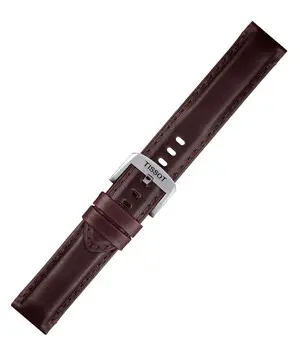 Řemínek Tissot T852.046.836, Verze: hnědá, Šířka řemínku: 20 mm, Šířka u spony: 20 mm 