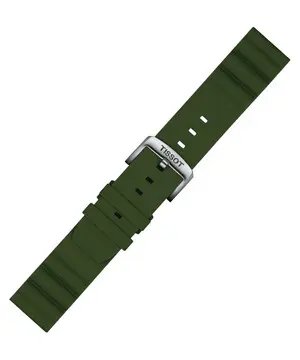 Řemínek Tissot T852.047.177, Verze: zelená, Šířka řemínku: 22 mm, Šířka u spony: 22 mm 