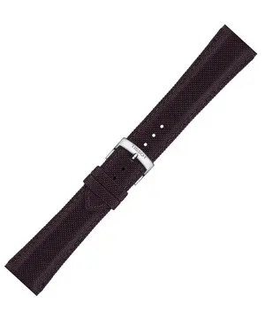 Řemínek Tissot T852.048.181, Verze: hnědá, Šířka řemínku: 21 mm, Šířka u spony: 18 mm 