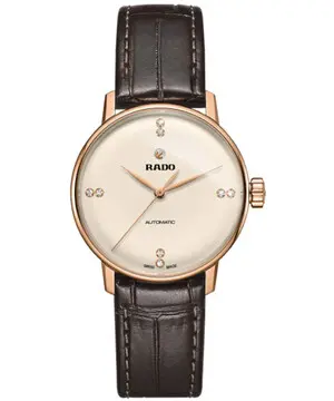 Rado Coupole Classic Automatic Diamonds Lady R22865765, Verze: růžové zlato 