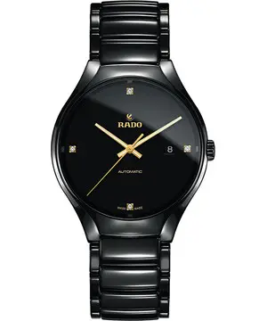 Rado True Automatic Diamonds R27056712, Verze: černá 