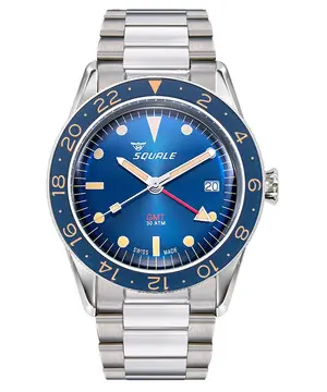 Squale Sub-39 GMT SUB-39GMTB.BR22, Verze: modrá 