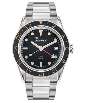 Squale Sub-39 GMT SUB-39GMTV.BR22, Verze: černá 