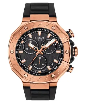 Tissot T-Race Quartz Chronograph T141.417.37.051.00, Verze: růžové zlato 