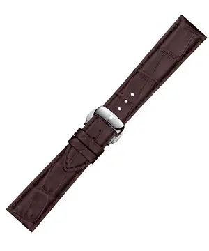 Řemínek Tissot T852.045.399, Verze: hnědá, Šířka řemínku: 21 mm, Šířka u spony: 18 mm 