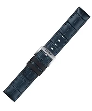 Řemínek Tissot T852.046.765, Verze: modrá, Šířka řemínku: 22 mm, Šířka u spony: 22 mm 