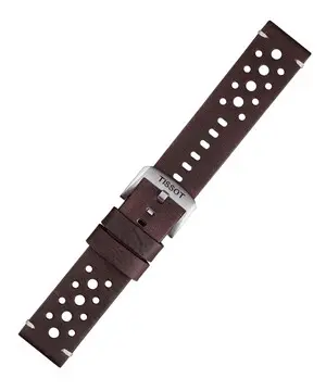 Řemínek Tissot T852.046.777, Verze: hnědá, Šířka řemínku: 22 mm, Šířka u spony: 22 mm 