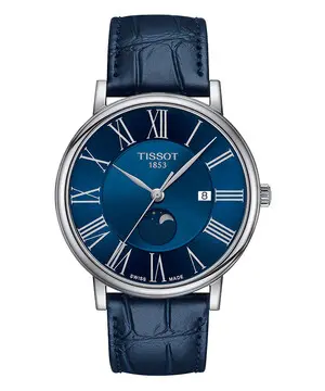 Tissot Carson Premium Gent Moonphase T122.423.16.043.00, Verze: modrá 