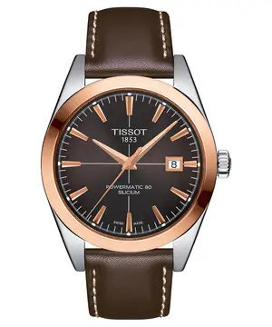 Tissot Gentleman Powermatic 80 Silicium T927.407.46.291.00, Verze: hnědá2 