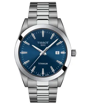 Tissot Gentleman Titanium T127.410.44.041.00, Verze: modrá 