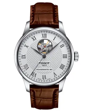 Tissot Le Locle Powermatic 80 Open Heart T006.407.16.033.01, Verze: hnědá 