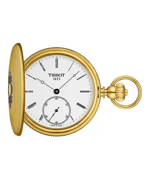 Tissot Savonnette Mechanical T867.405.39.013.00, Verze: žluté zlato 
