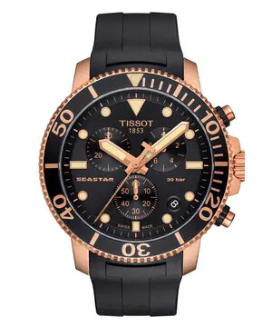 Tissot Seastar 1000 Quartz Chronograph T120.417.37.051.00, Verze: růžové zlato 