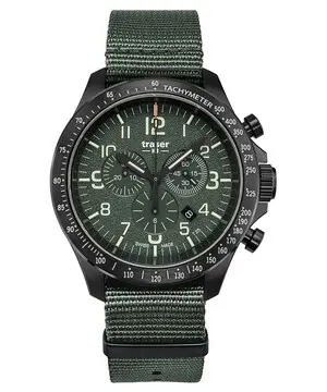 Traser P67 Officer Pro Chronograph Green 109463, Verze: zelená 