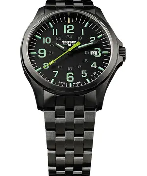 Traser P67 Officer Pro GunMetal Black / Lime 107869 