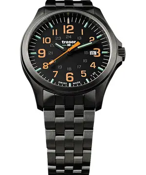 Traser P67 Officer Pro GunMetal Black / Orange 107870 
